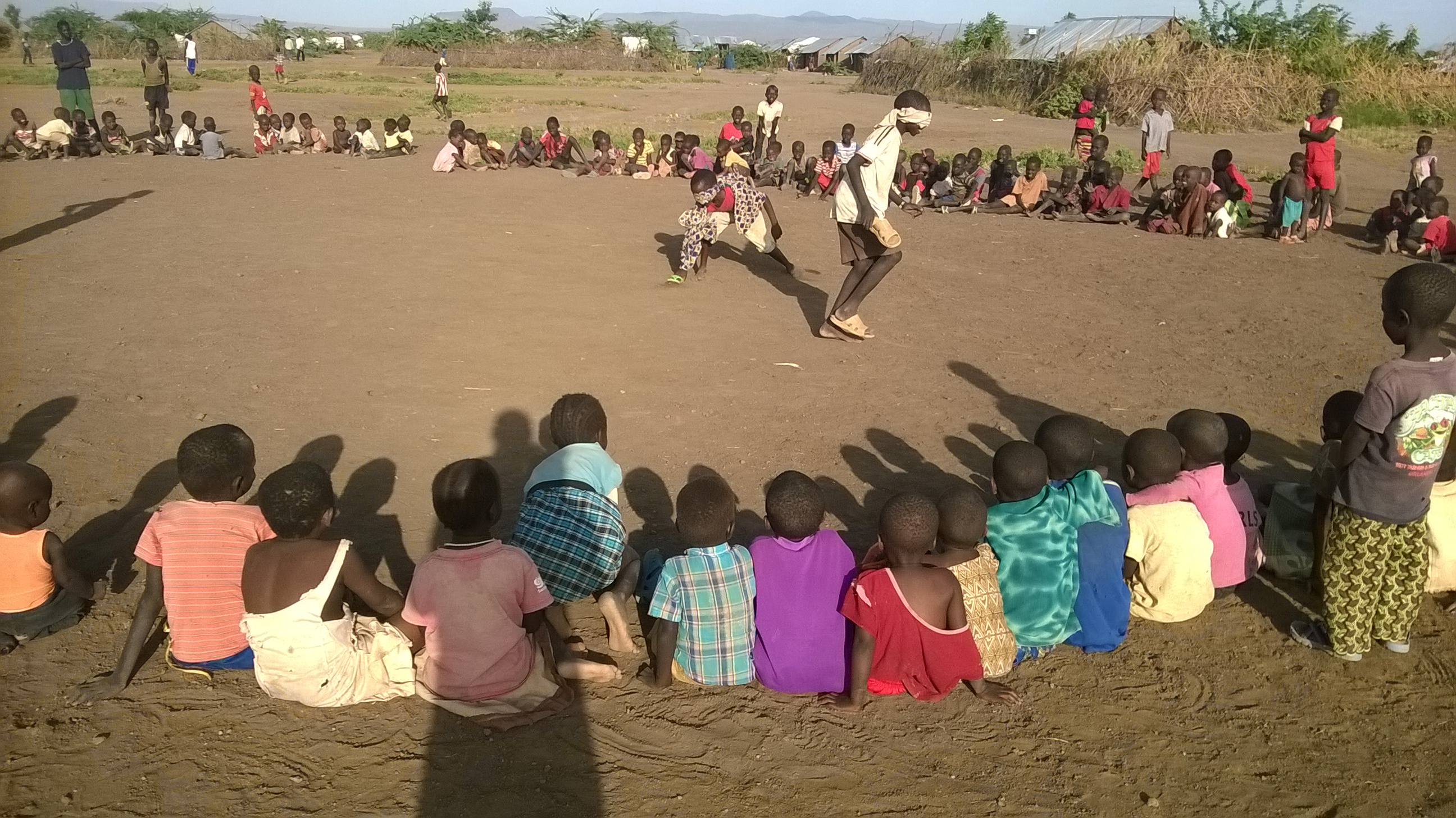 Children learning together in a cirle